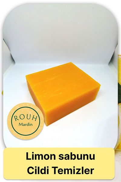 ROUH Mardin Handmade Natural Lemon Soap Natural Soap 1 Pcs 160 g