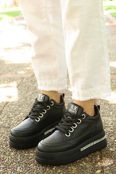 KAJAL FRM 021 Pantofi casual cu detaliu de piatră