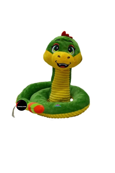 TOPROCKSTORE Sevimli Yılan Peluş Oyuncak Yastık Boyunluk 35 cm