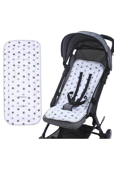 RevuBaby Baby Stroller Cushion Pushchair Cushion Velcro Sided Belt Domestic Comfort Pad Mattress