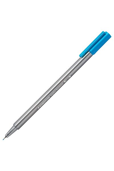 Staedtler Ultramarine Blue Fineliner Triplus Triangle 0.3 Mm - 334-37