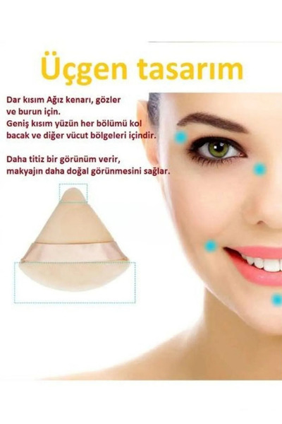 MİNGODAN 2 Adet Pembe Pudra Puf Pamuk Yıkanabilir Kadife Yüz Kontür Makyaj Bez Süngeri Kozmetik Fondöten