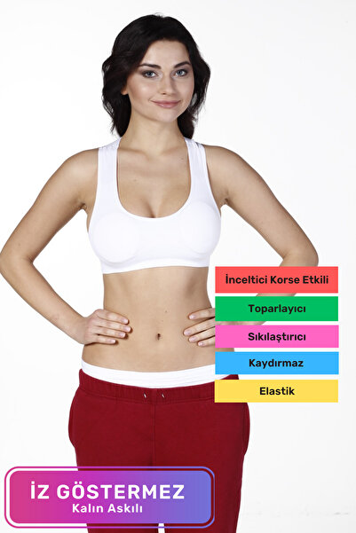 Lidyacottone Firming Recovery Flexible Comfortable Shaping Thick Straps Sport...