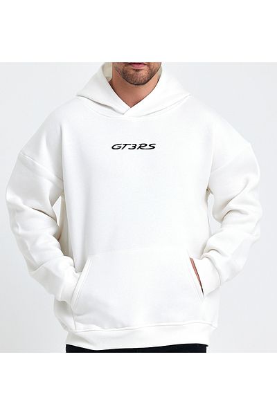 Uniquetex Unisex Oversize Φούτερ Hoodie - Car Printed PRSCH
