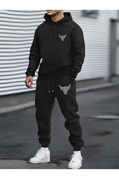 Elfa Tekstil Σετ αθλητικής φόρμας Unisex Bull με κουκούλα