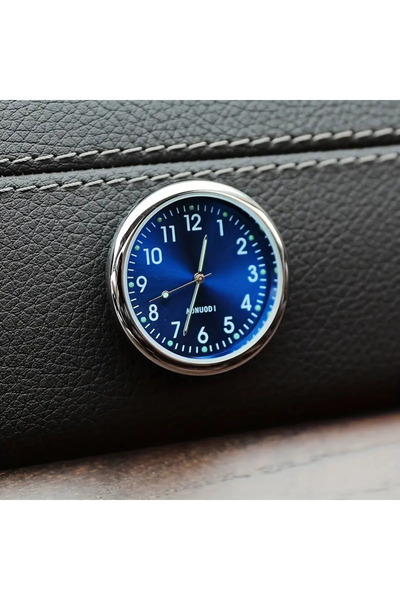 restinal Yeni Lüks Araba Saati Mavi Kuvars Saat Kafa Saati Araba Süsü Yaratıc...