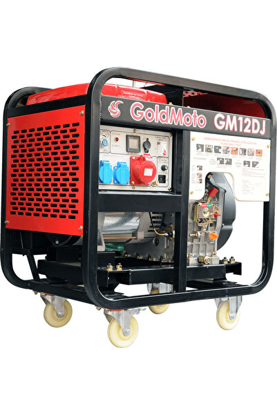 gold moto GoldMoto GM12DJ Marşlı 10kVA Monofaze Dizel Jeneratör