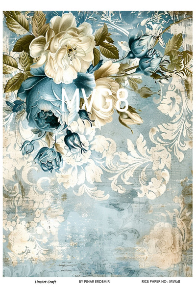 LİNEART ورق ديكوباج نحاسي Lineart رقم: MVG8 - 29x42 سم