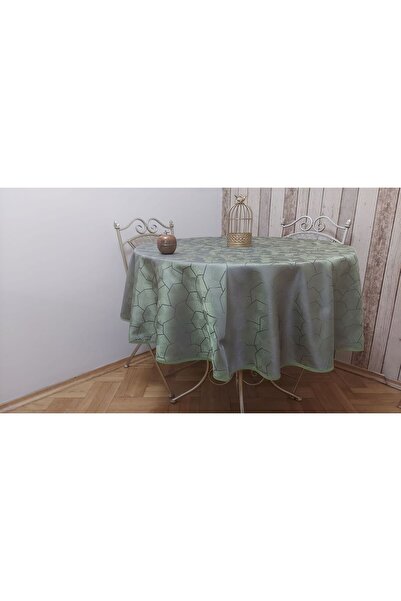 gonk Birinci Sınıf Fonluk Kumaş Dertsiz, Yuvarlak Fiskos Yemek Masası Örtüsü