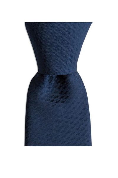 1001 Kravat Navy Blue Patterned Tie Men's 8 cm Wide