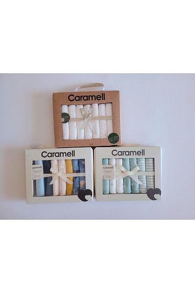 Caramell Elileart Baby Wipes, 100% Cotton Triple Mouth Wipes