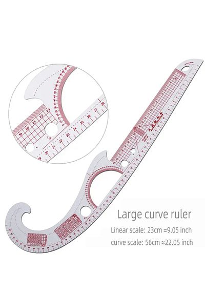 BGA French Sewing Ruler French Fashion Design Ruler
