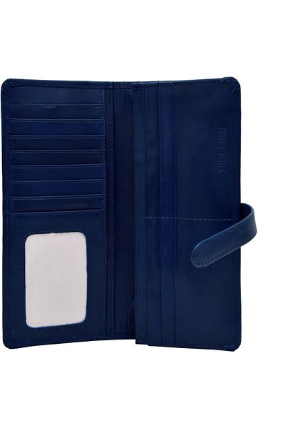 Hidesign Downing Street Aubergine Wallet for Women – Genuine Leather, Compact & Stylish