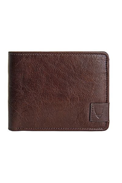 Hidesign VW002 RFID Bi-Fold Wallet for Men - Genuine Leather, Brown - Secure & Stylish Design