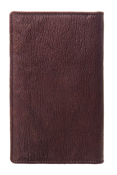 Hidesign Passport Wallet for Unisex - Genuine Leather, Brown - Travel Organizer, Stylish Design