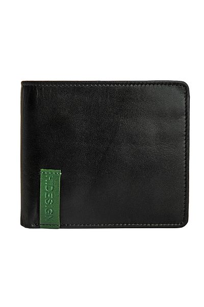 Hidesign Dylan 04 Leather Slim Bi-Fold Wallet for Men - Genuine Leather, Black - Compact, Stylish