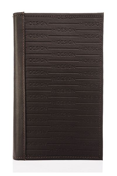Hidesign Passport Wallet for Unisex - Genuine Leather, Brown - Travel Organizer, Elegant Design