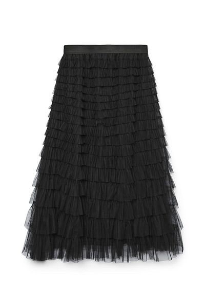 Vero Moda Rock VMNAJA Mittlere Taille Langer Rock
