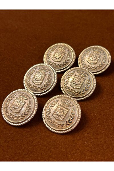 ODDA TASARIM ATÖLYESİ طراز Z.A.R.A - مجموعة أزرار معطف وسترة ذهبية مقاس 36 بوصة