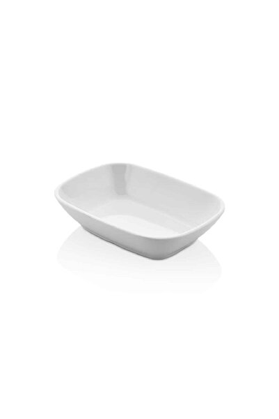 Hibana Melamin Kare Salata 12 cm Beyaz X 1 Adet