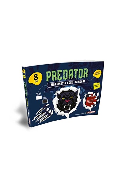 Dinamo Yayınları 2026 8. Sınıf Predator Matematik Soru Bankası Video Çözümlü