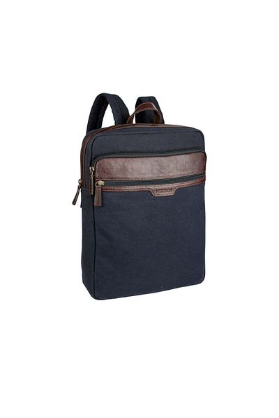Hidesign Viking 02 Navy Canvas Messenger Bag – Stylish & Durable Crossbody for Everyday Use