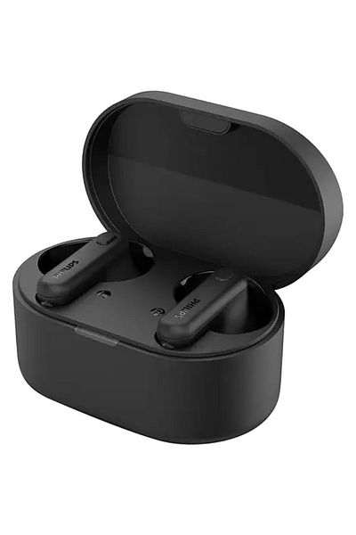 Philips True wireless Earphones Black,15 hours play time,IPX4