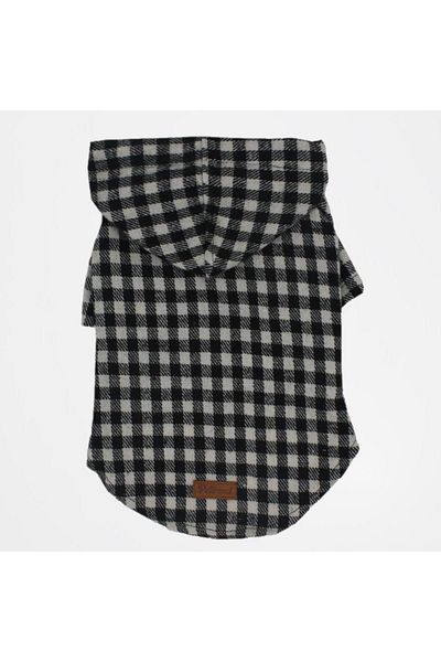 Pettrend White Plaid Lumberjack Shirt Cat Dog Shirt Cat Dog Outfit