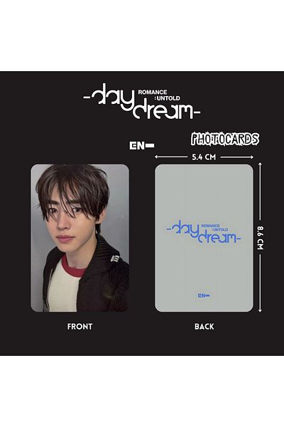 Kpop Dünyasi Enhypen Sunghoon'' Romance Untold - Daydream-'' Photocards Set