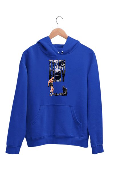 ESTİLİVO Tyson Fury Boxing Unisex Knitwear Oversize Sweatshirt - Men and Girls Women Regular Wear Hoodie