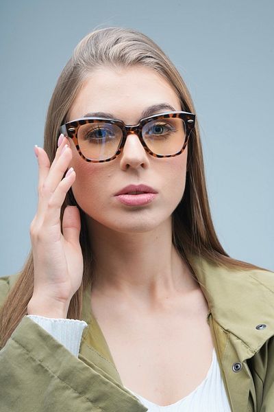 LOOKUP Blue Light Protection Screen Glasses Optical Compatible Can Change Glasses Wiping Cloth and Case Gift