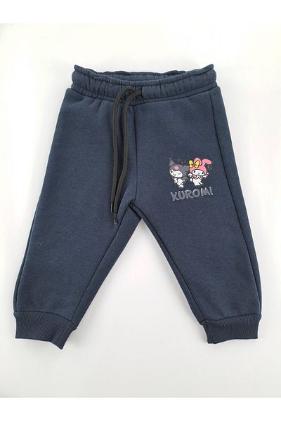 Butik 3 Yarn Fleece Tracksuit Set for Girl/Baby - Kuromi Printed, Regular Fit
