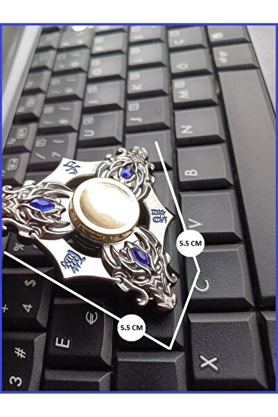 OYUNCAKSAHİLİ STRES ÇARKI METAL EJDERHA BAŞLI 3 KOL MODEL UZUN SÜRE DÖNÜŞ DEMİR ÇARK KARGOSUZ