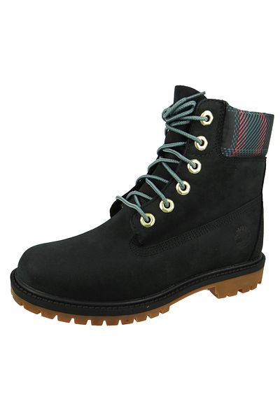 Timberland Damen Sportliche Stiefel Wanderschuhe Winterschuhe Heritage 6" Wp Boot Ca5mbg Tb0a5mbg001 Schwarz Bl