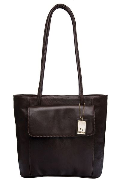 Hidesign Tovah Brown Handbag for Women - Genuine Leather, Chic & Elegant Design