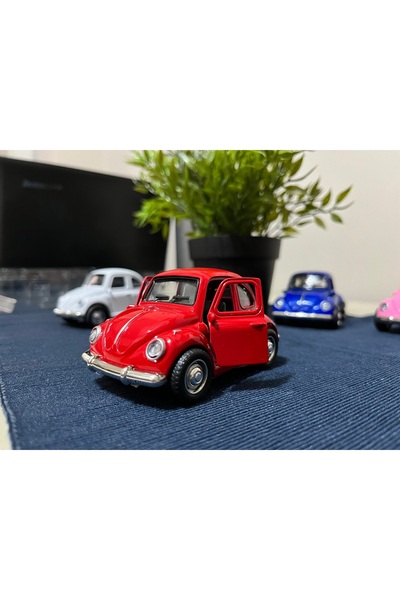 DYA TİCARET Efsane Mini Şirin Vosvos Metal Araba - Kırmızı