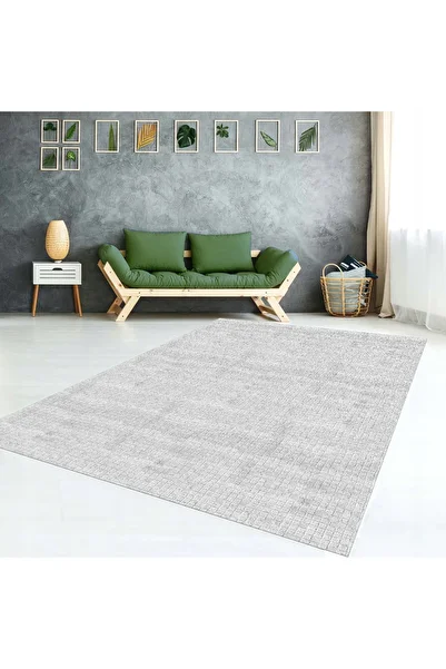 AACAP Square Patterned Velvet Elastic Carpet Cover