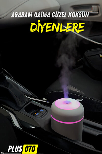 MCT Aksesuar Hava Nemlendirme ve Koku Makinesi RGB Ledli Araba, Ev, Ofis İçin...