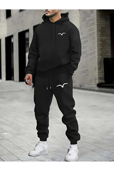 bellanova Unisex New Season Cotton Hooded φούτερ Φούτερ σετ 2 τεμαχίων