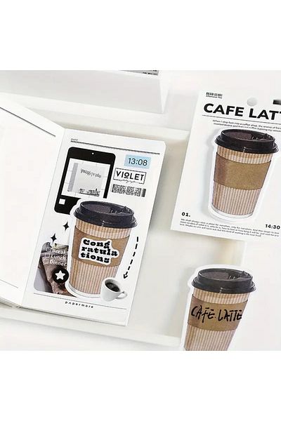 Bee you Flavor Themed Adhesive Note Paper-Cafe Latte
