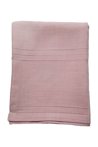 Butik Keten Kumaş Çizgili Masa Örtüsü 160*220 Cm