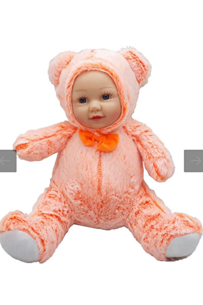 TOPROCKSTORE Bebek Yüzlü Peluş Oyuncak Büyük Boy 35 cm Hediyelik Uyku Arkadaşı