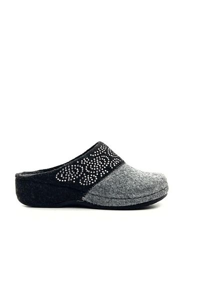BENTO 10911 Women's Stoned Feta Heel Closed Slippers