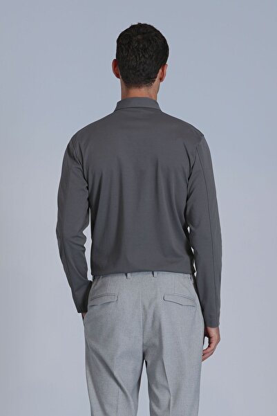 Lufian Evan Erkek Uzun Kol Tişört Nefti Yeşil