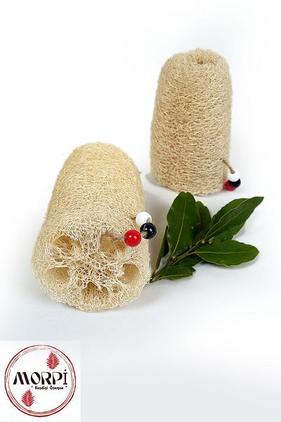 morpi Natural Pumpkin Fiber -Miracle Cylinder Fiber- (body cleaning hygienic)