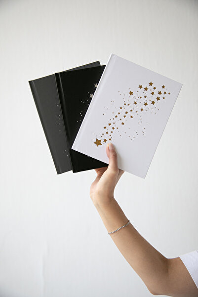 BeyazBirKutu 3lü Defter Seti - Yıldız Kümesi Defter