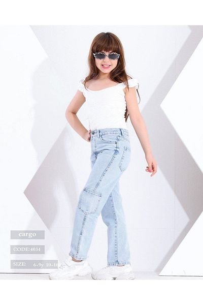 skycott Blugi pentru fete Pantaloni Blugi