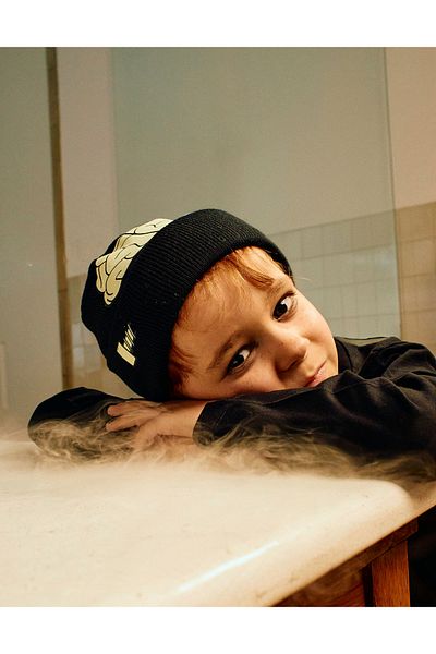 Ziddy BEANIE GLOW IN DARK BLACK