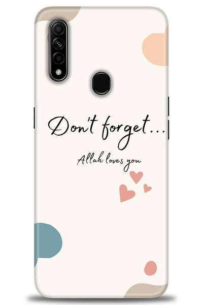 MRCİLETİSİM Oppo A31 Case Hd Printed Case - Fragile