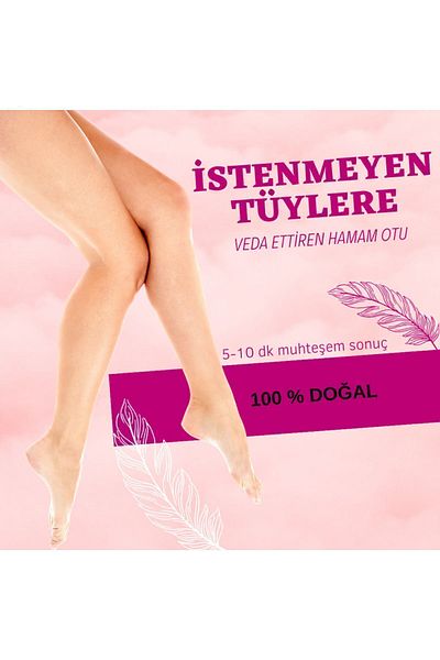 DOUXTOUCHE Turkish Bath SealeD Hair ReMoval PowDer - UnscenteD Natural for Men anD WoMen 50gr